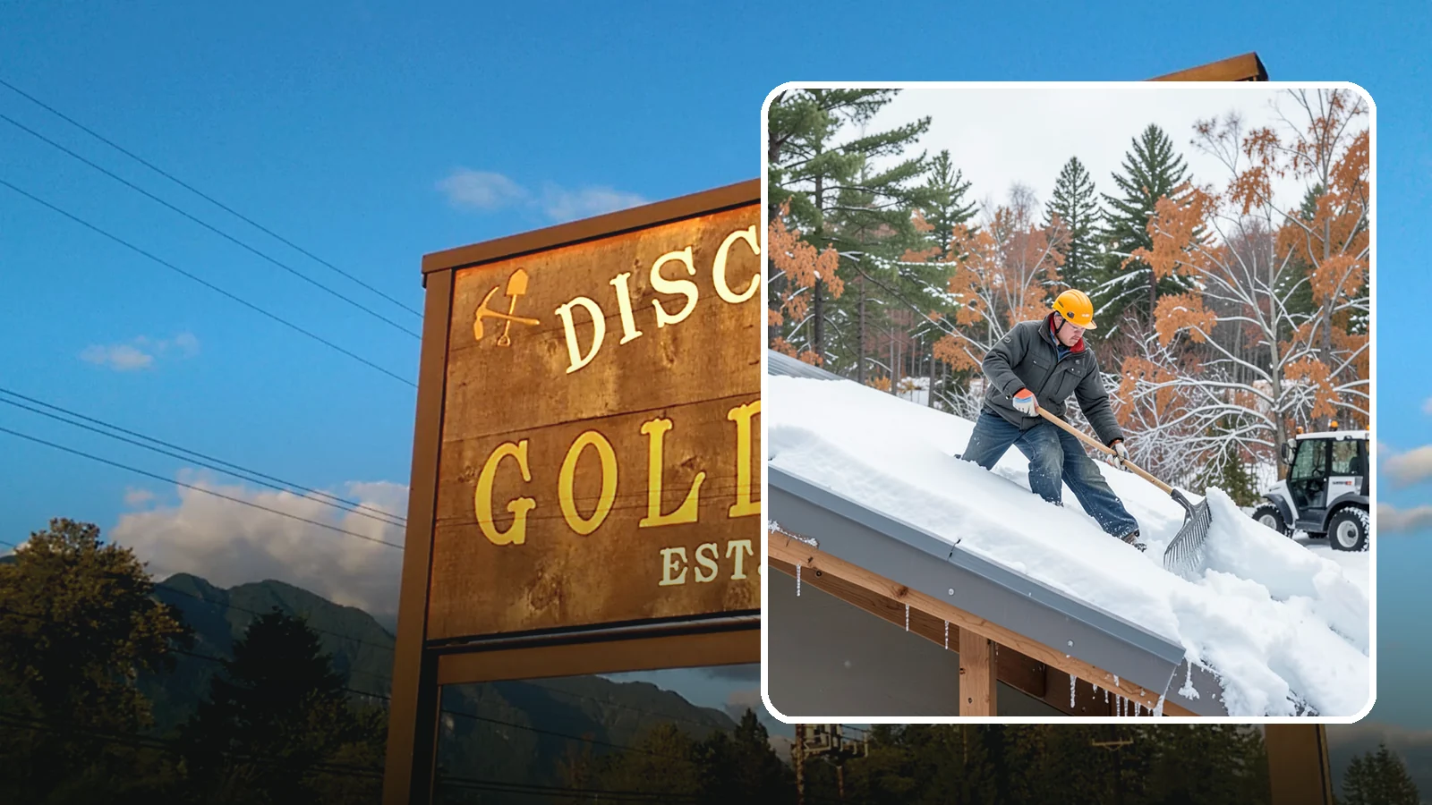 Metal Roof Snow Removal in Gold Bar, Snohomish County, WA - We clear snow from metal roofs safely, managing the sudden slides these slick surfaces are known for.