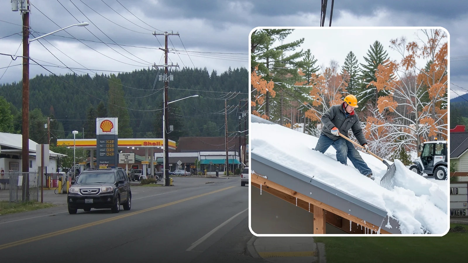 Metal Roof Snow Removal in Granite Falls, Snohomish County, WA - We clear snow from metal roofs safely, managing the sudden slides these slick surfaces are known for.