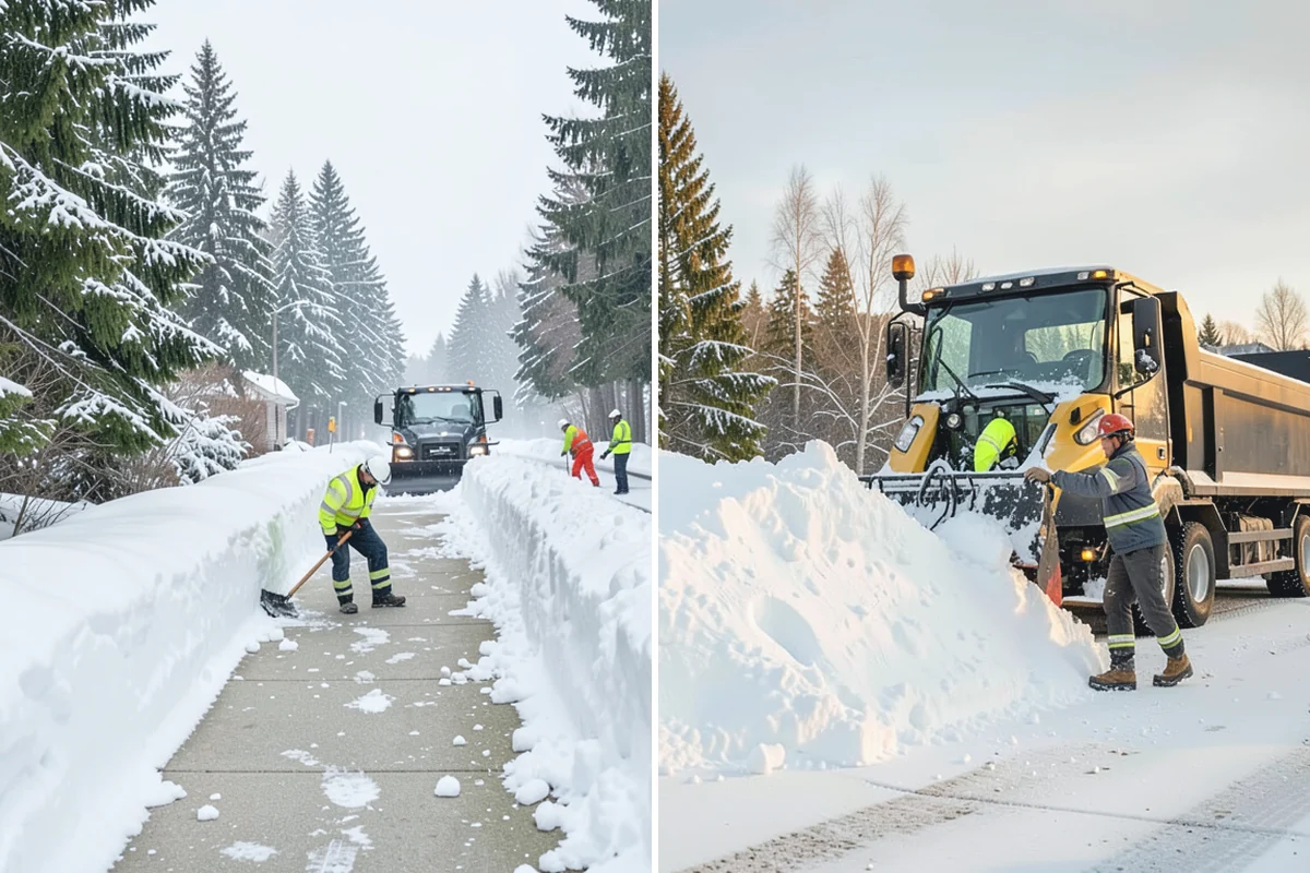 Metal Roof Snow Removal in Hamilton, Skagit County, WA - Identify slide paths and clear the zones beneath the roof
