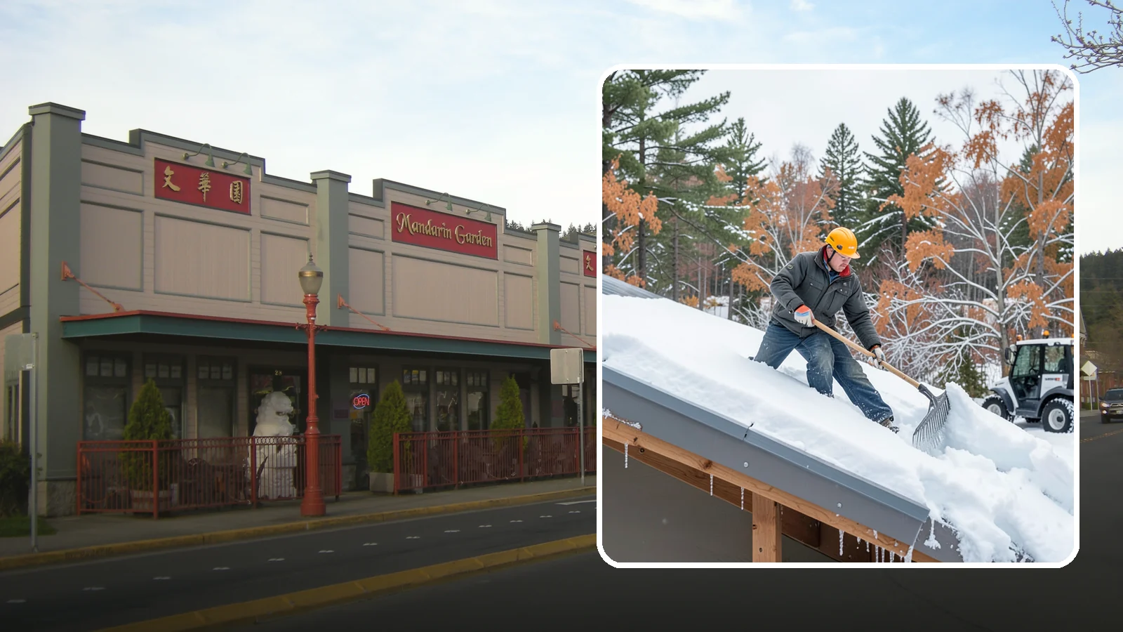 Metal Roof Snow Removal in Issaquah, King County, WA - We clear snow from metal roofs safely, managing the sudden slides these slick surfaces are known for.