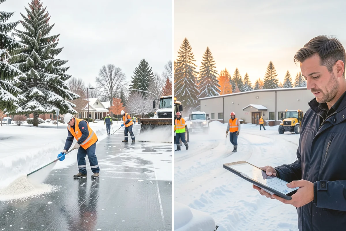 Metal Roof Snow Removal in Issaquah, King County, WA - Identify slide paths and clear the zones beneath the roof