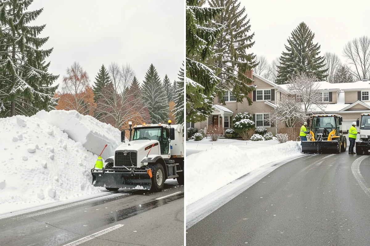 Metal Roof Snow Removal in Kent, King County, WA - Identify slide paths and clear the zones beneath the roof