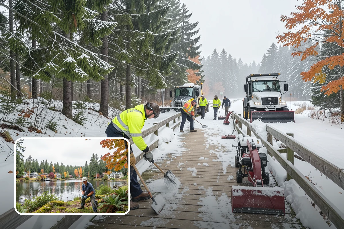 Metal Roof Snow Removal in La Conner, Skagit County, WA - Controlled removal that prevents dangerous sudden slides