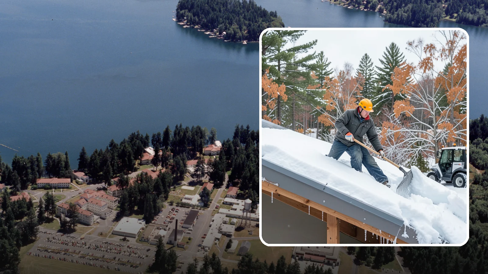 Metal Roof Snow Removal in Lakewood, Pierce County, WA - We clear snow from metal roofs safely, managing the sudden slides these slick surfaces are known for.