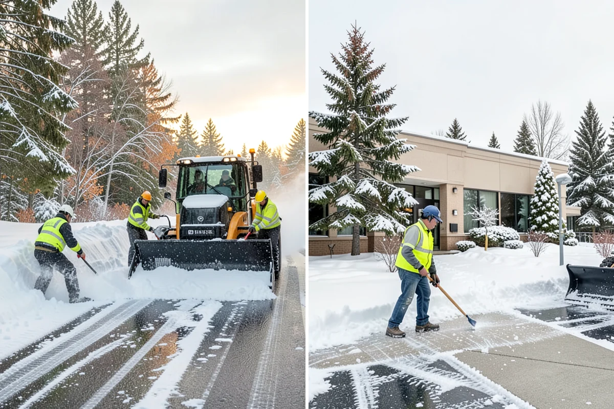 Metal Roof Snow Removal in Lakewood, Pierce County, WA - Identify slide paths and clear the zones beneath the roof