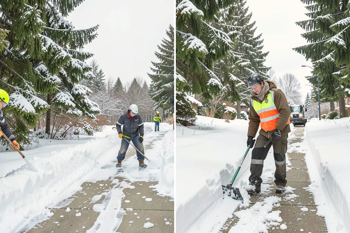 Metal Roof Snow Removal in Langley, Island County, WA - Identify slide paths and clear the zones beneath the roof