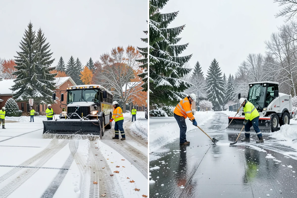 Metal Roof Snow Removal in Lyman, Skagit County, WA - Identify slide paths and clear the zones beneath the roof