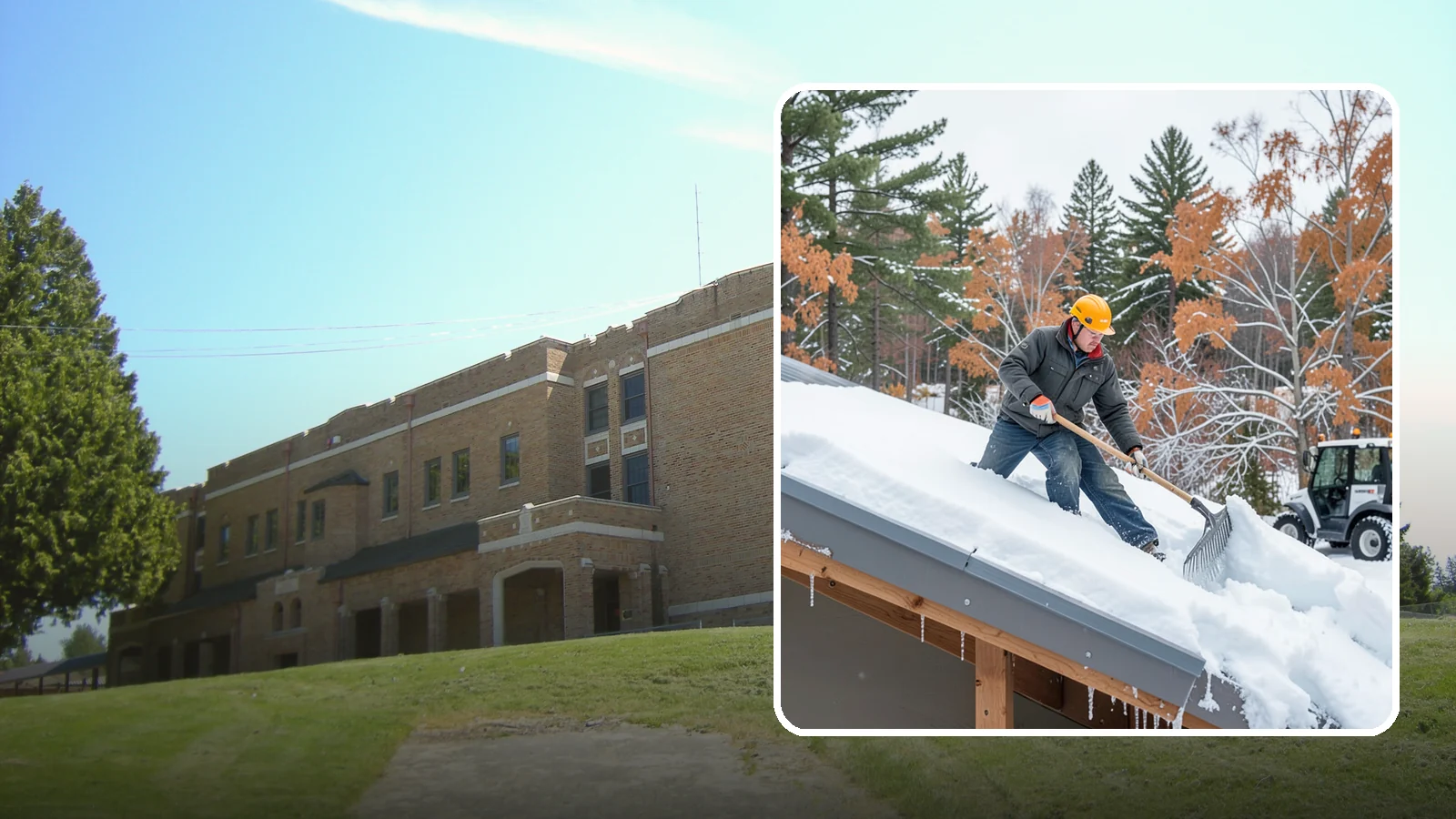 Metal Roof Snow Removal in Maple Valley, King County, WA - We clear snow from metal roofs safely, managing the sudden slides these slick surfaces are known for.