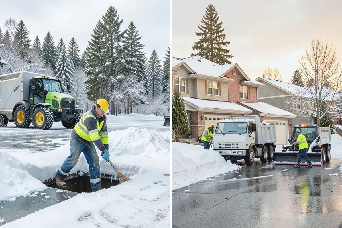 Metal Roof Snow Removal in Marysville, Snohomish County, WA - Identify slide paths and clear the zones beneath the roof