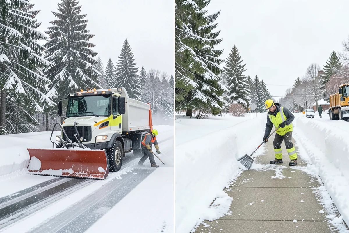 Metal Roof Snow Removal in Medina, King County, WA - Identify slide paths and clear the zones beneath the roof