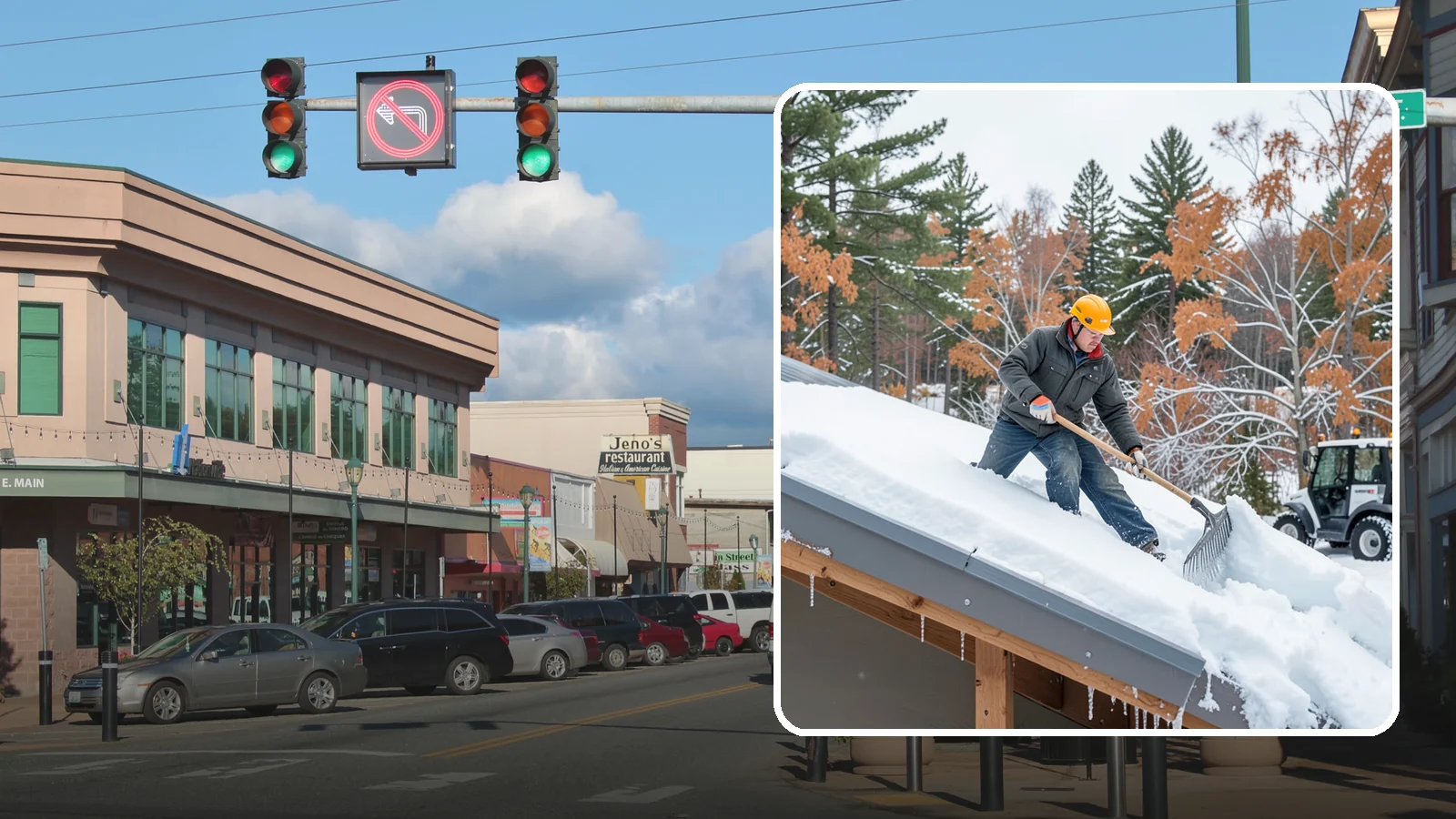 Metal Roof Snow Removal in Monroe, Snohomish County, WA - We clear snow from metal roofs safely, managing the sudden slides these slick surfaces are known for.
