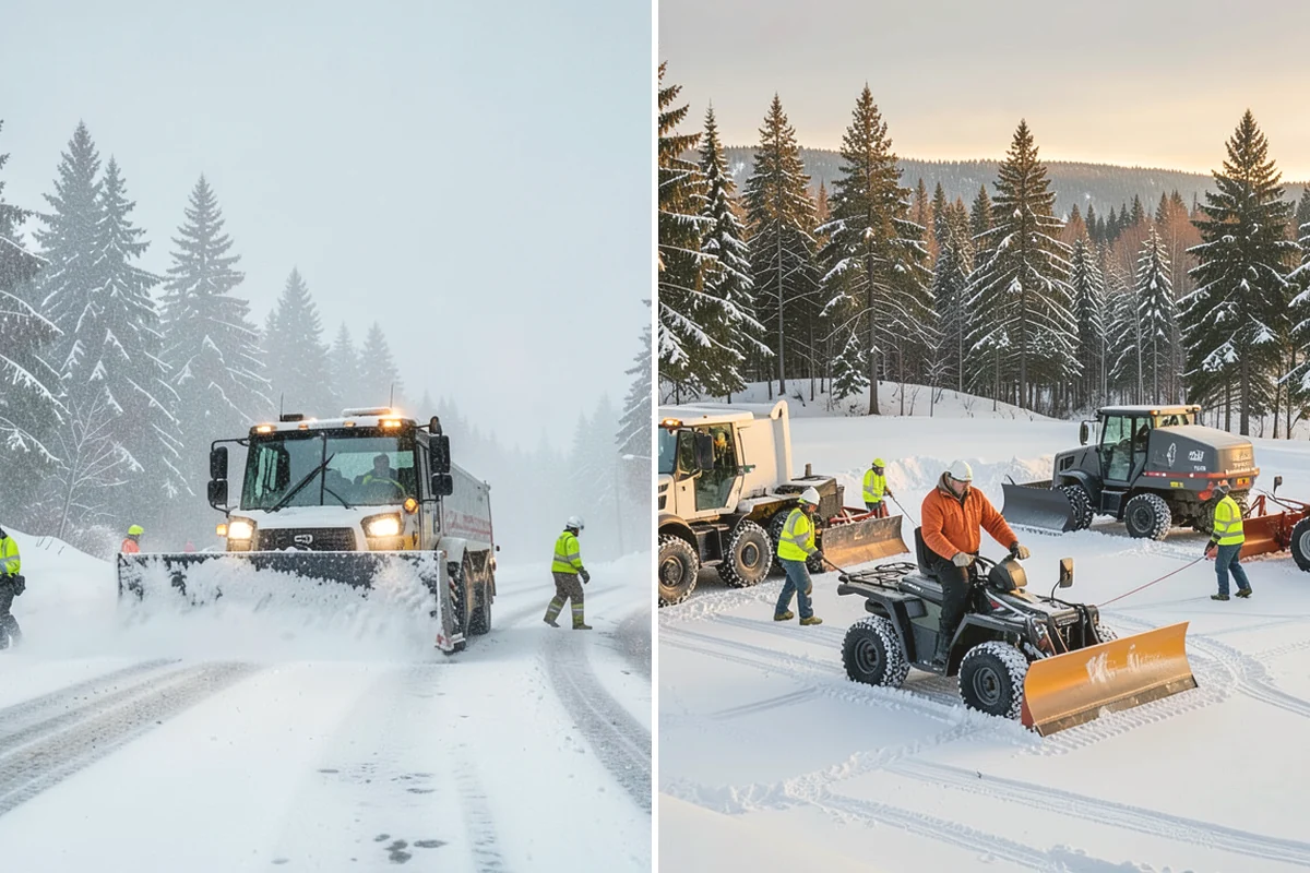 Metal Roof Snow Removal in Monroe, Snohomish County, WA - Identify slide paths and clear the zones beneath the roof