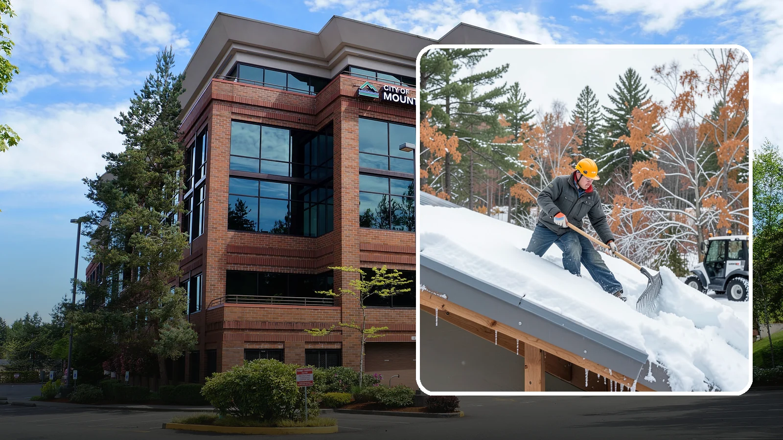 Metal Roof Snow Removal in Mountlake Terrace, Snohomish County, WA - We clear snow from metal roofs safely, managing the sudden slides these slick surfaces are known for.