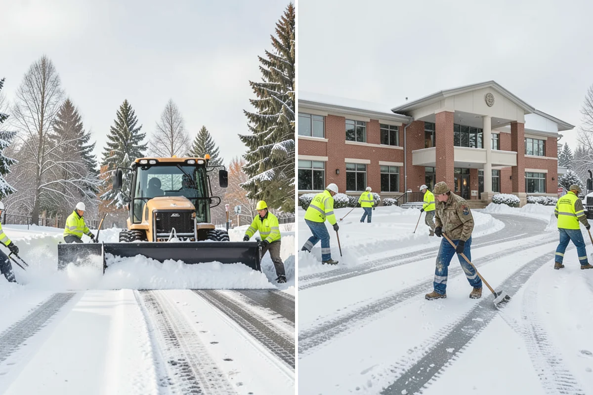 Metal Roof Snow Removal in Mukilteo, Snohomish County, WA - Identify slide paths and clear the zones beneath the roof