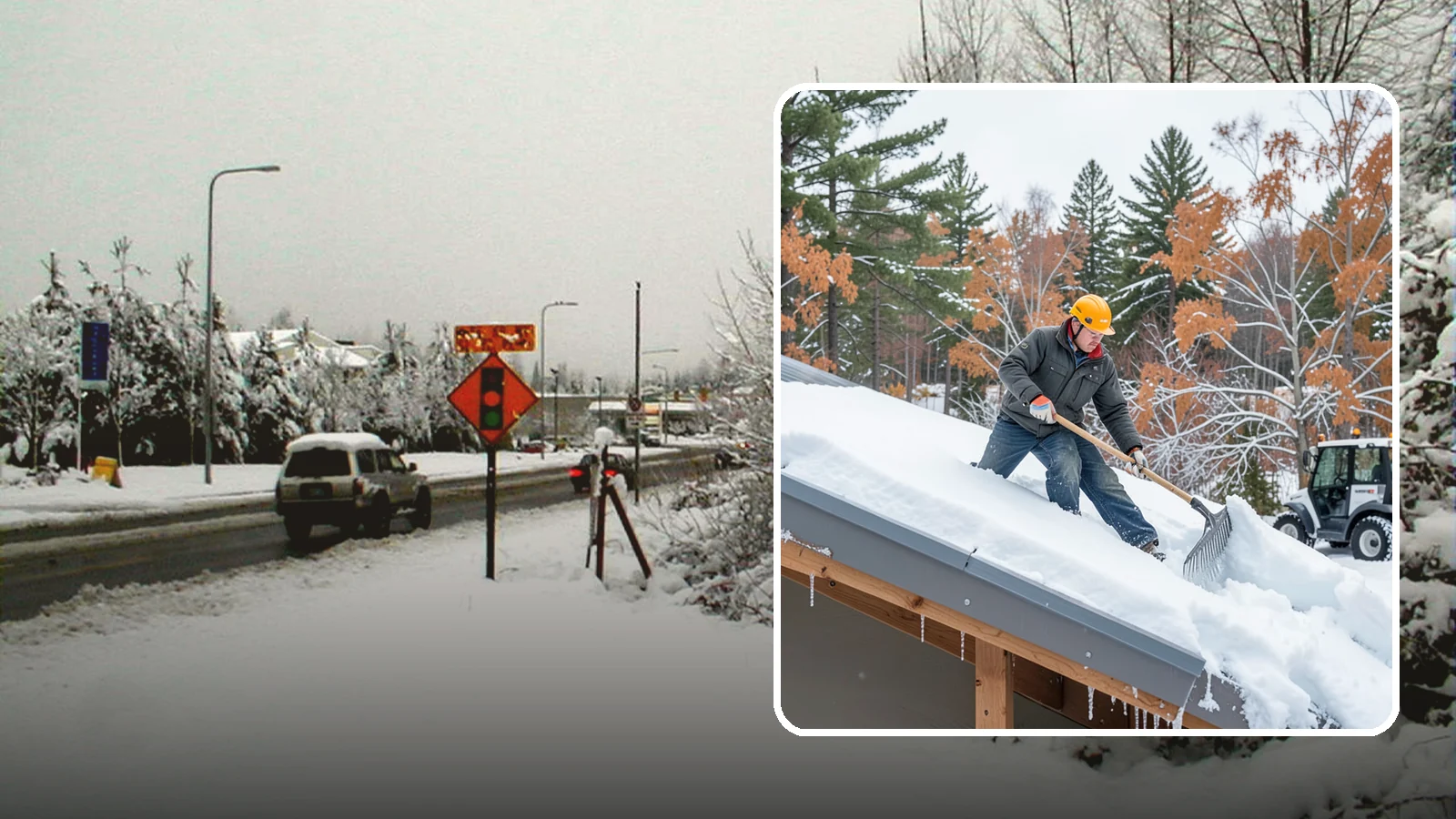 Metal Roof Snow Removal in Newcastle, King County, WA - We clear snow from metal roofs safely, managing the sudden slides these slick surfaces are known for.