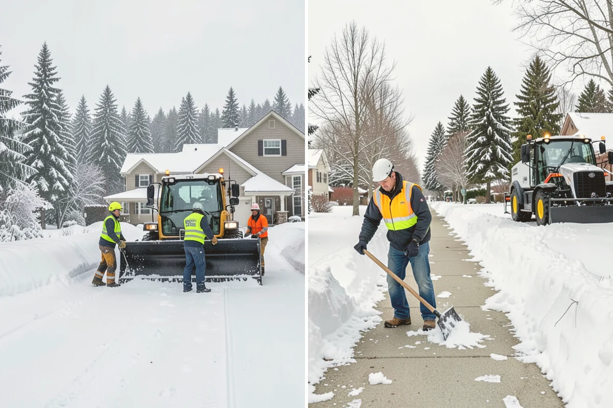 Metal Roof Snow Removal in Newcastle, King County, WA - Identify slide paths and clear the zones beneath the roof