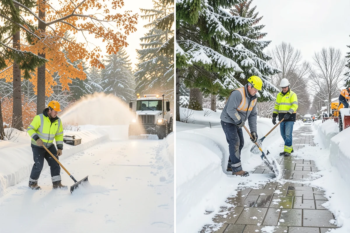 Metal Roof Snow Removal in North Bend, King County, WA - Identify slide paths and clear the zones beneath the roof