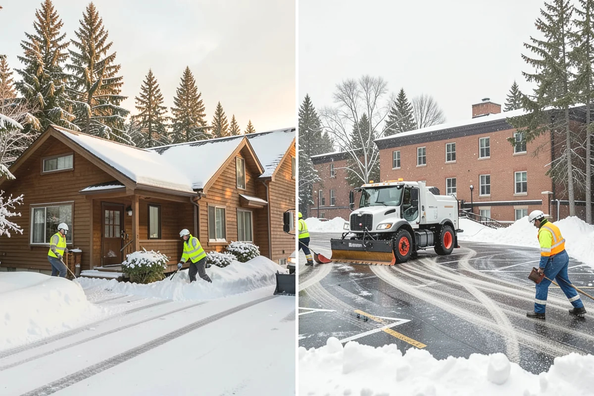 Metal Roof Snow Removal in Oak Harbor, Island County, WA - Identify slide paths and clear the zones beneath the roof