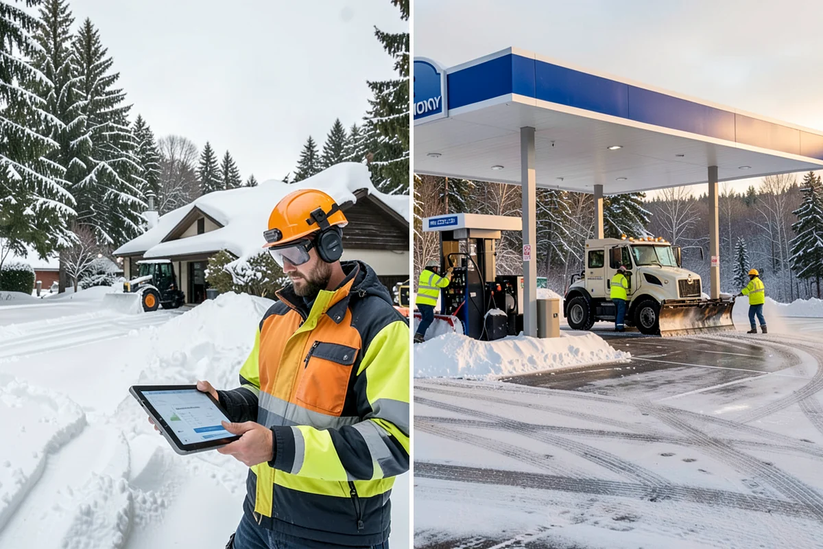 Metal Roof Snow Removal in Pacific, King County, WA - Identify slide paths and clear the zones beneath the roof