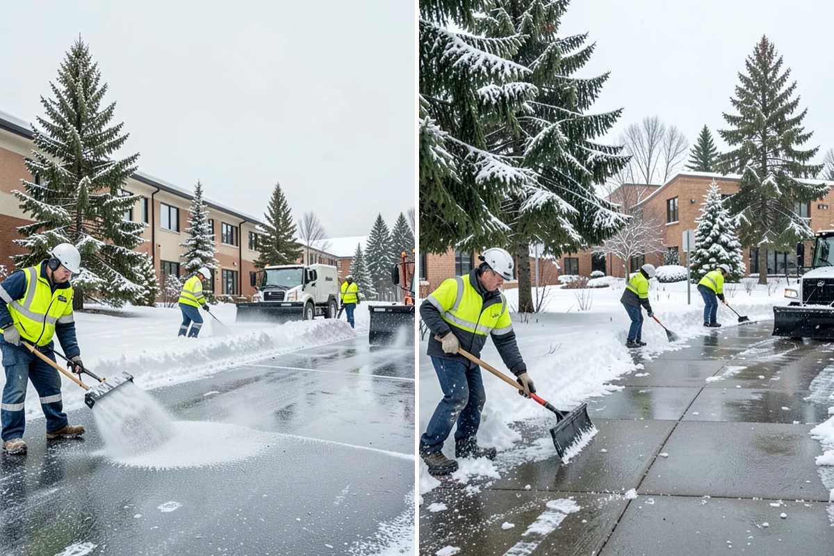 Metal Roof Snow Removal in Seattle, King County, WA - Identify slide paths and clear the zones beneath the roof