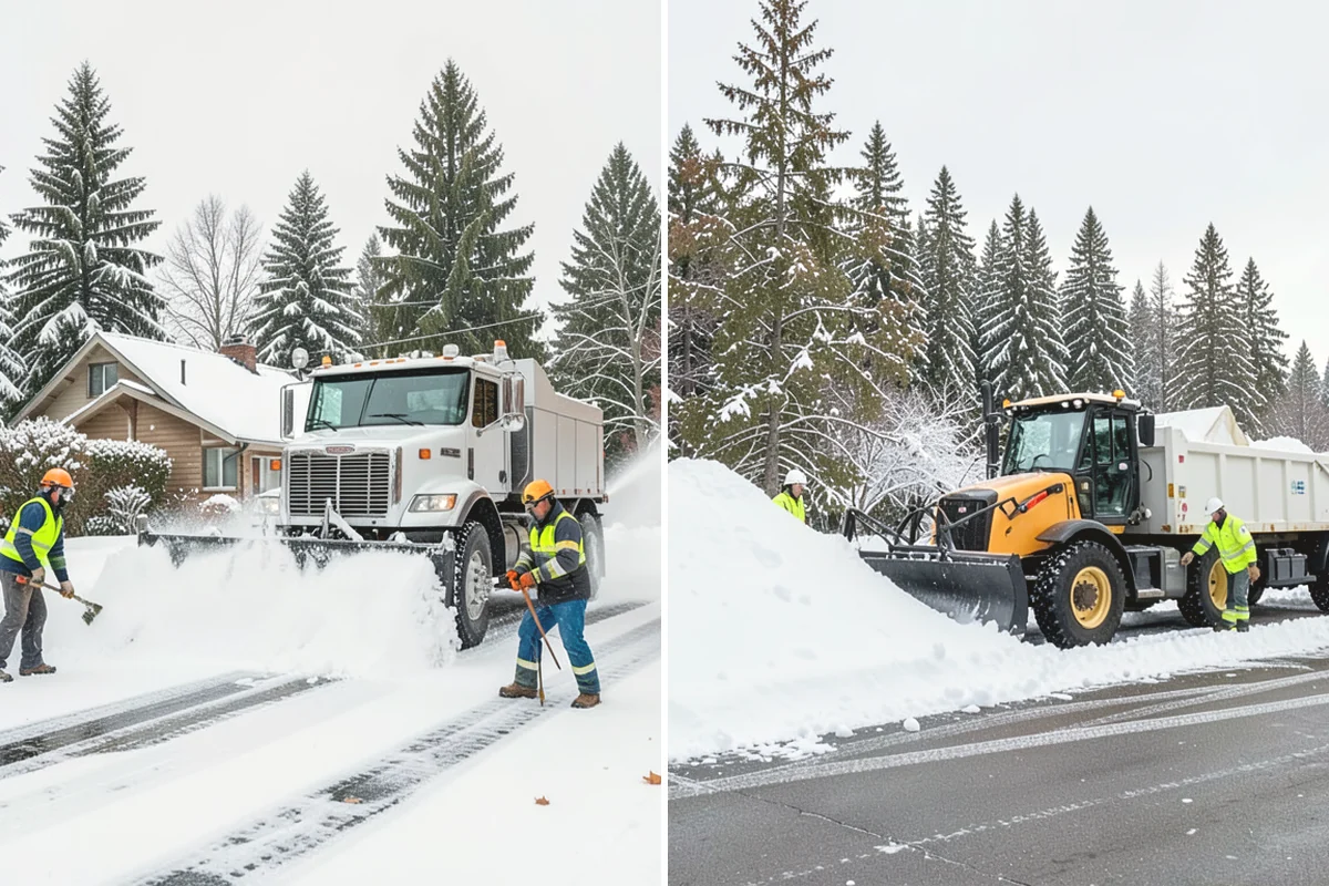 Metal Roof Snow Removal in Steilacoom, Pierce County, WA - Identify slide paths and clear the zones beneath the roof