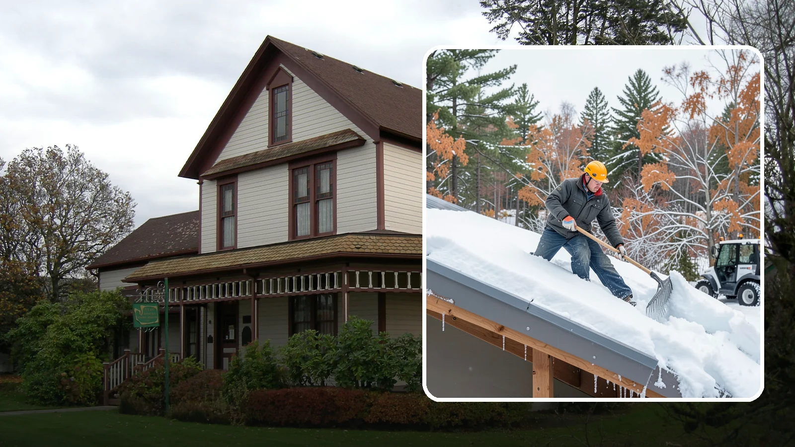 Metal Roof Snow Removal in Sumner, Pierce County, WA - We clear snow from metal roofs safely, managing the sudden slides these slick surfaces are known for.