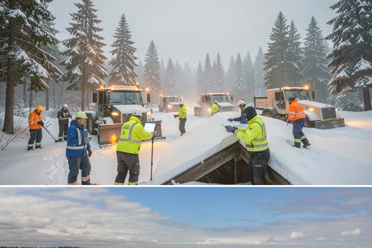 Metal Roof Snow Removal in University Place, Pierce County, WA - Metal roof snow removal is most needed during heavy wet-snow events from December through February before rain adds load.