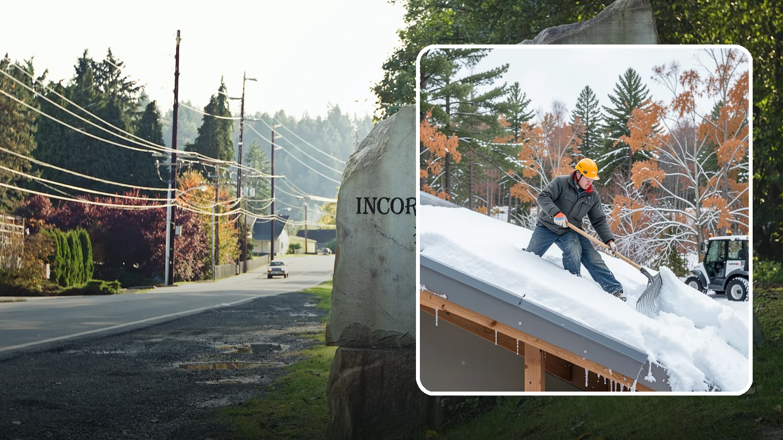 Metal Roof Snow Removal in Wilkeson, Pierce County, WA - We clear snow from metal roofs safely, managing the sudden slides these slick surfaces are known for.
