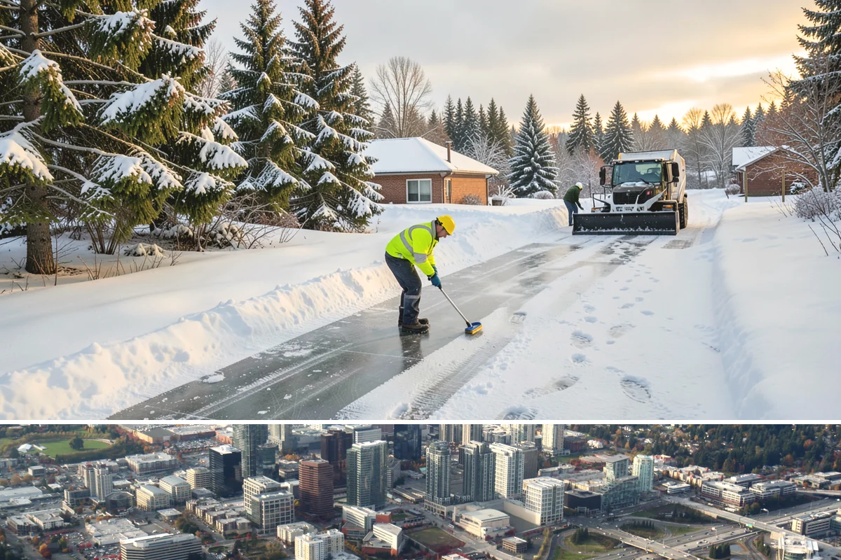 Meter Access Clearing in Bellevue, King County, WA - Meter access matters throughout the coldest stretch, from the first December freeze through the lingering ice of February.