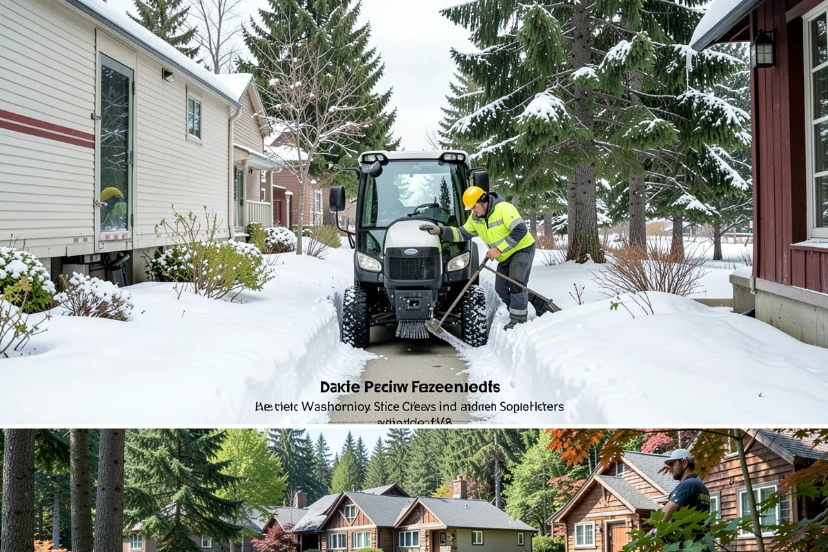 Meter Access Clearing in Edgewood, Pierce County, WA - Meter access matters throughout the coldest stretch, from the first December freeze through the lingering ice of February.