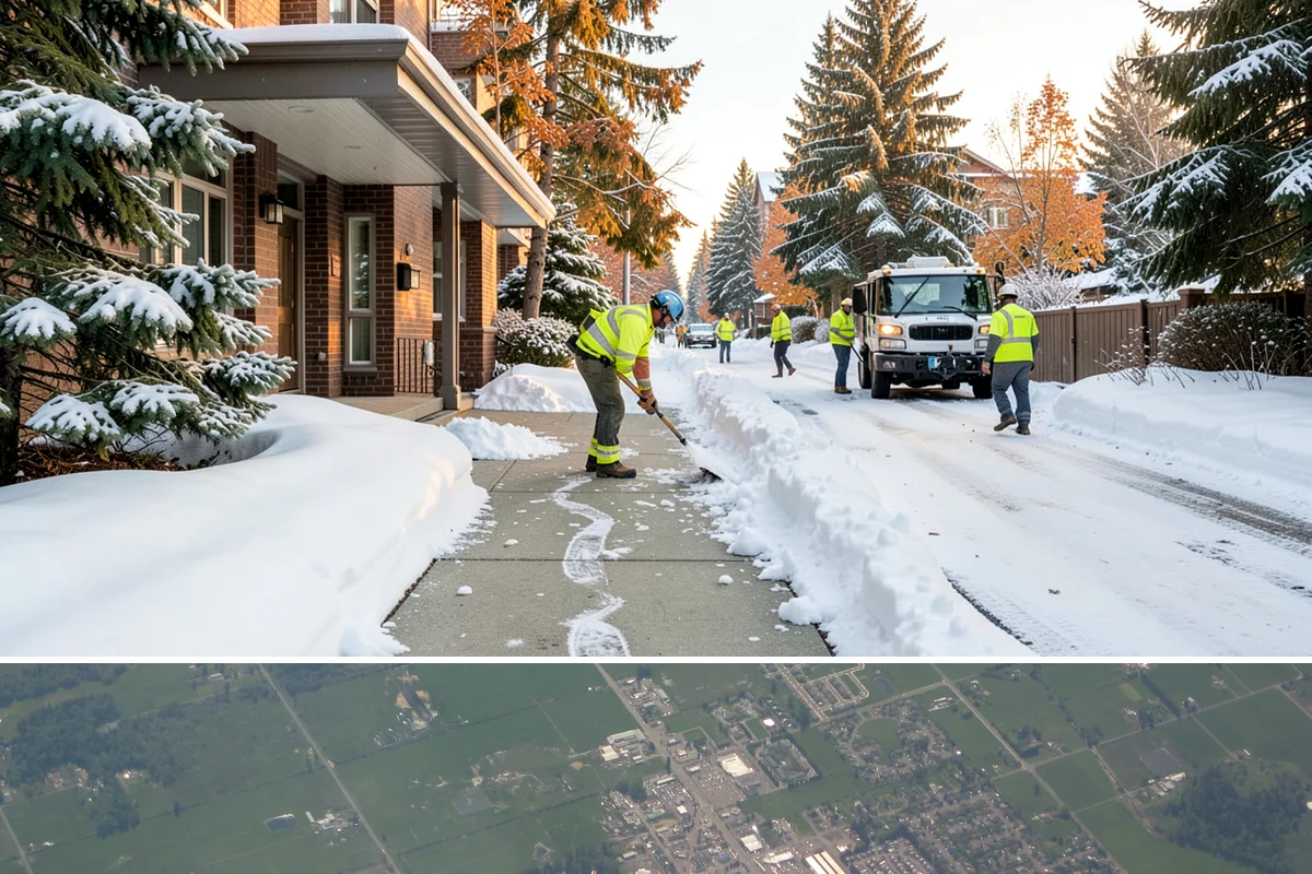 Meter Access Clearing in Enumclaw, King County, WA - Meter access matters throughout the coldest stretch, from the first December freeze through the lingering ice of February.