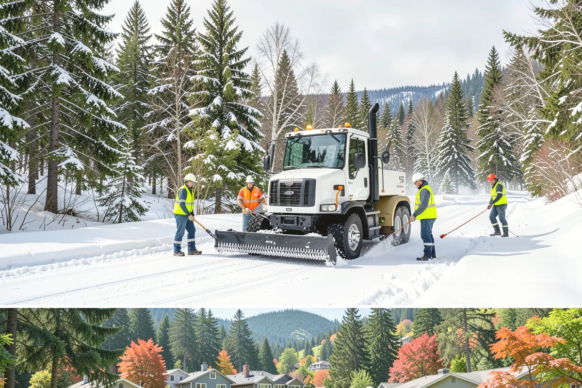 Meter Access Clearing in Fircrest, Pierce County, WA - Meter access matters throughout the coldest stretch, from the first December freeze through the lingering ice of February.