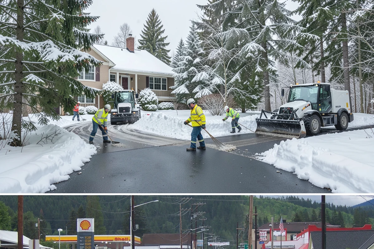 Meter Access Clearing in Granite Falls, Snohomish County, WA - Meter access matters throughout the coldest stretch, from the first December freeze through the lingering ice of February.
