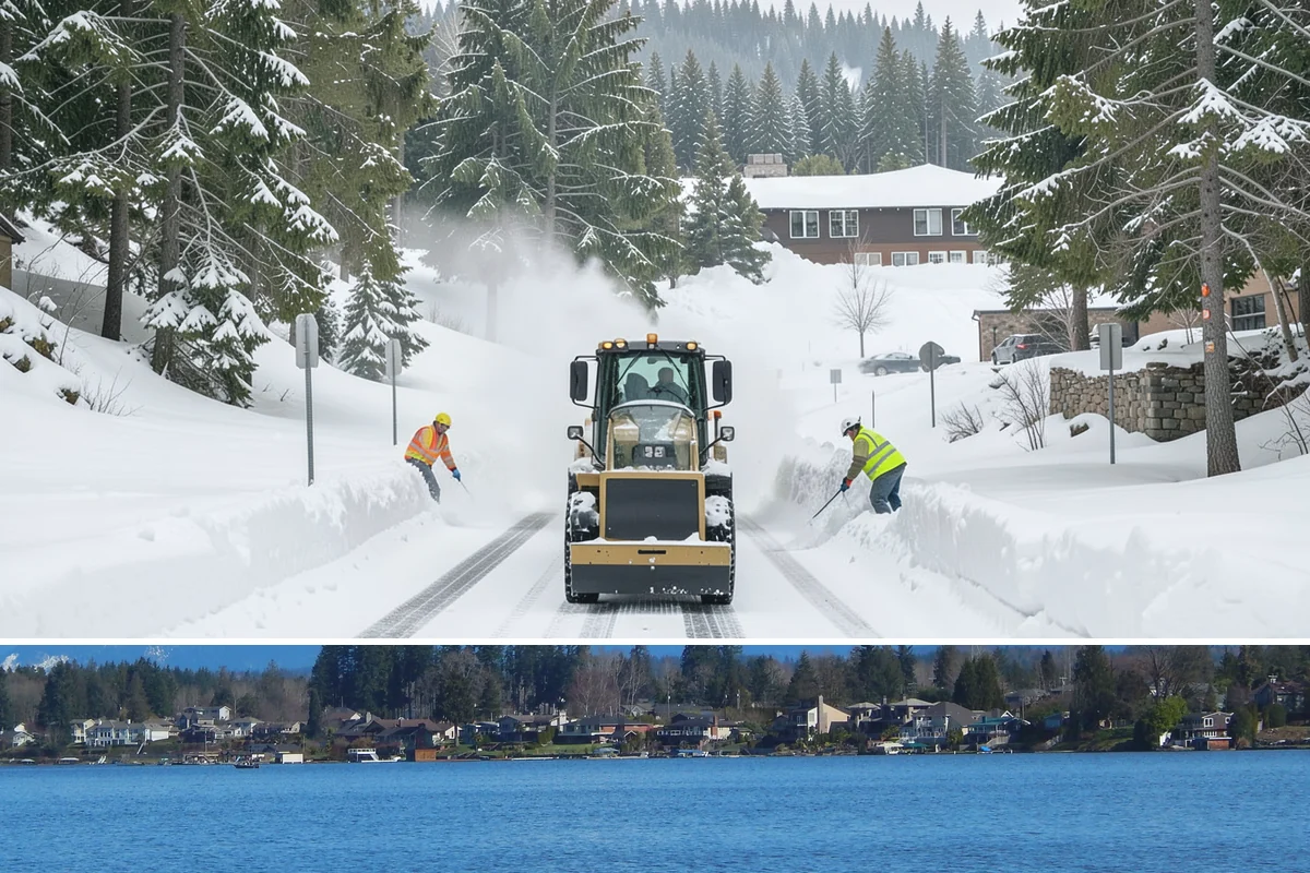 Meter Access Clearing in Lake Stevens, Snohomish County, WA - Meter access matters throughout the coldest stretch, from the first December freeze through the lingering ice of February.