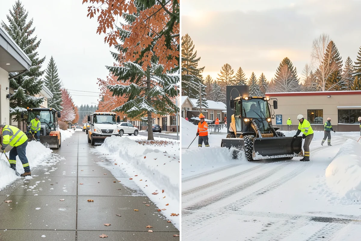 Mobile Home Snow Removal in Anacortes, Skagit County, WA - We assess lane width, unit spacing, and utility locations