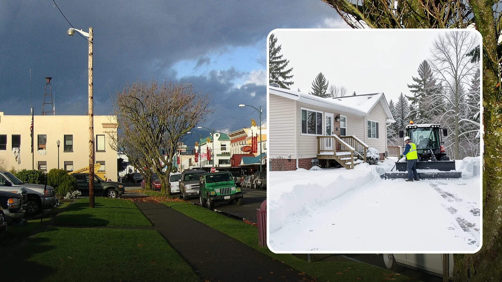 Mobile Home Snow Removal in Arlington, Snohomish County, WA - We clear driveways, steps, and skirted access for mobile and manufactured homes across Western Washington communities.