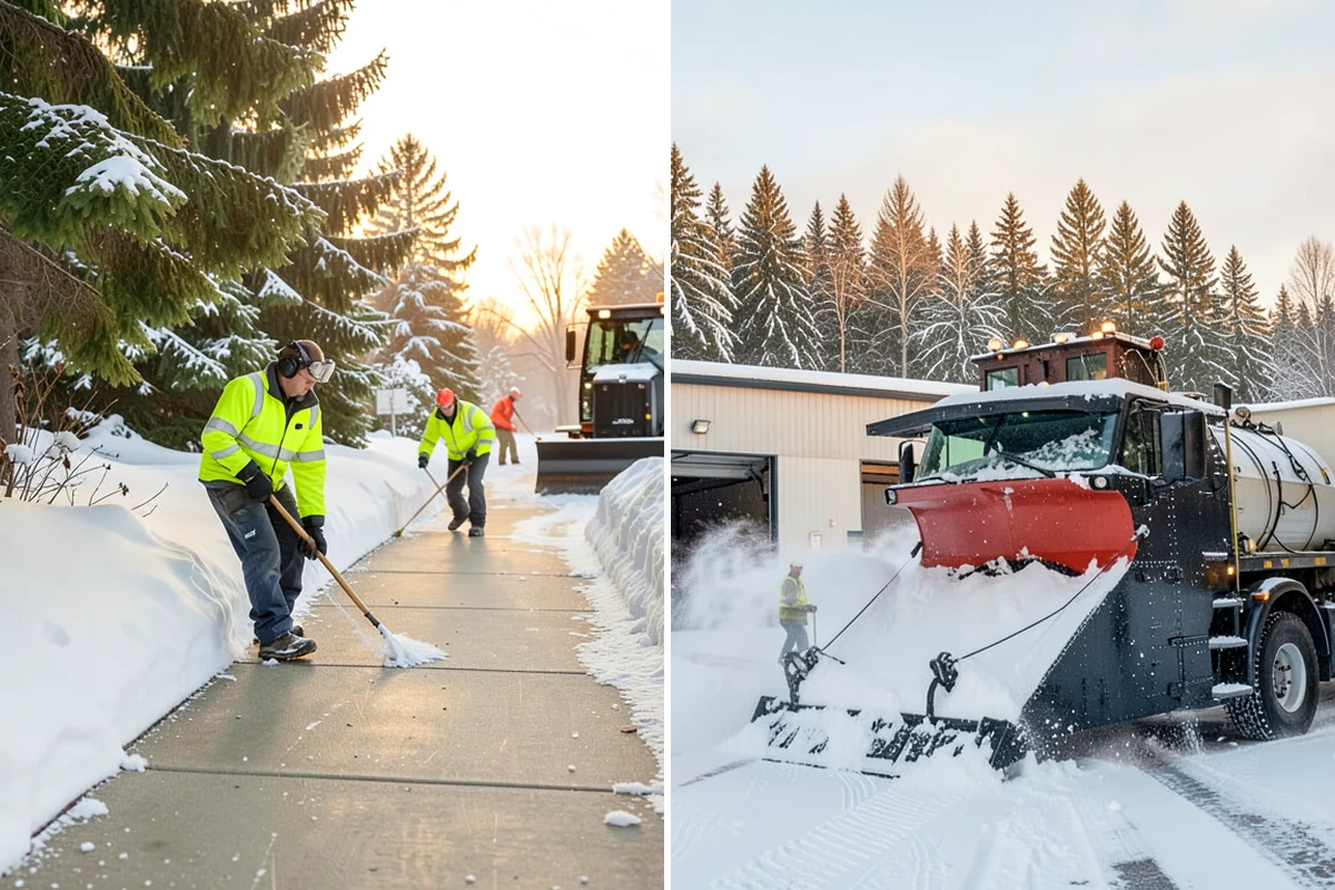Mobile Home Snow Removal in Arlington, Snohomish County, WA - We assess lane width, unit spacing, and utility locations