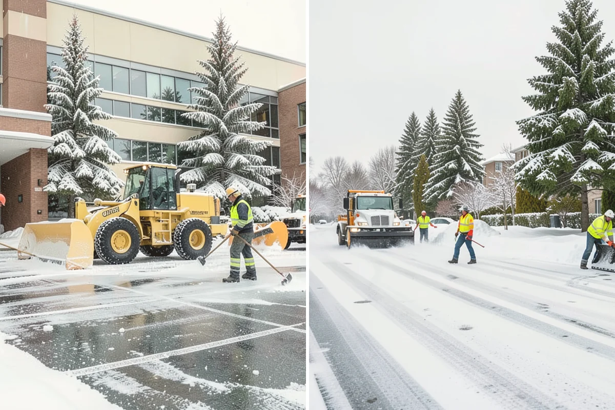 Mobile Home Snow Removal in Bellevue, King County, WA - We assess lane width, unit spacing, and utility locations