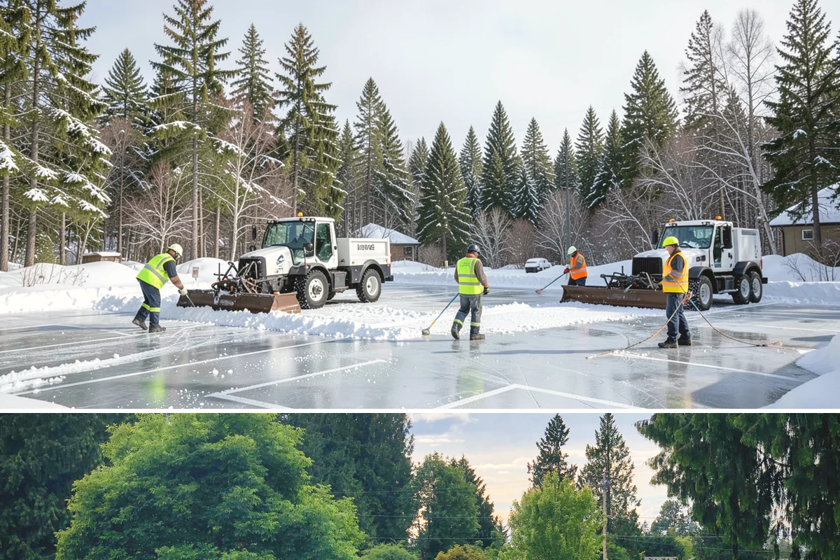 Mobile Home Snow Removal in Bonney Lake, Pierce County, WA - Service is most needed the moment snow accumulates and during the icy overnight refreezes common in low valley communities.