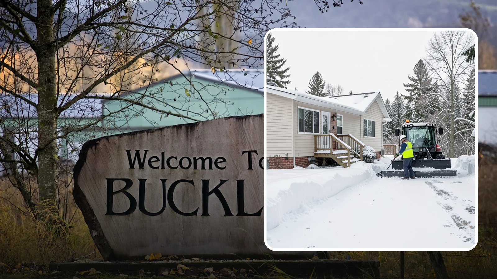 Mobile Home Snow Removal in Buckley, Pierce County, WA - We clear driveways, steps, and skirted access for mobile and manufactured homes across Western Washington communities.