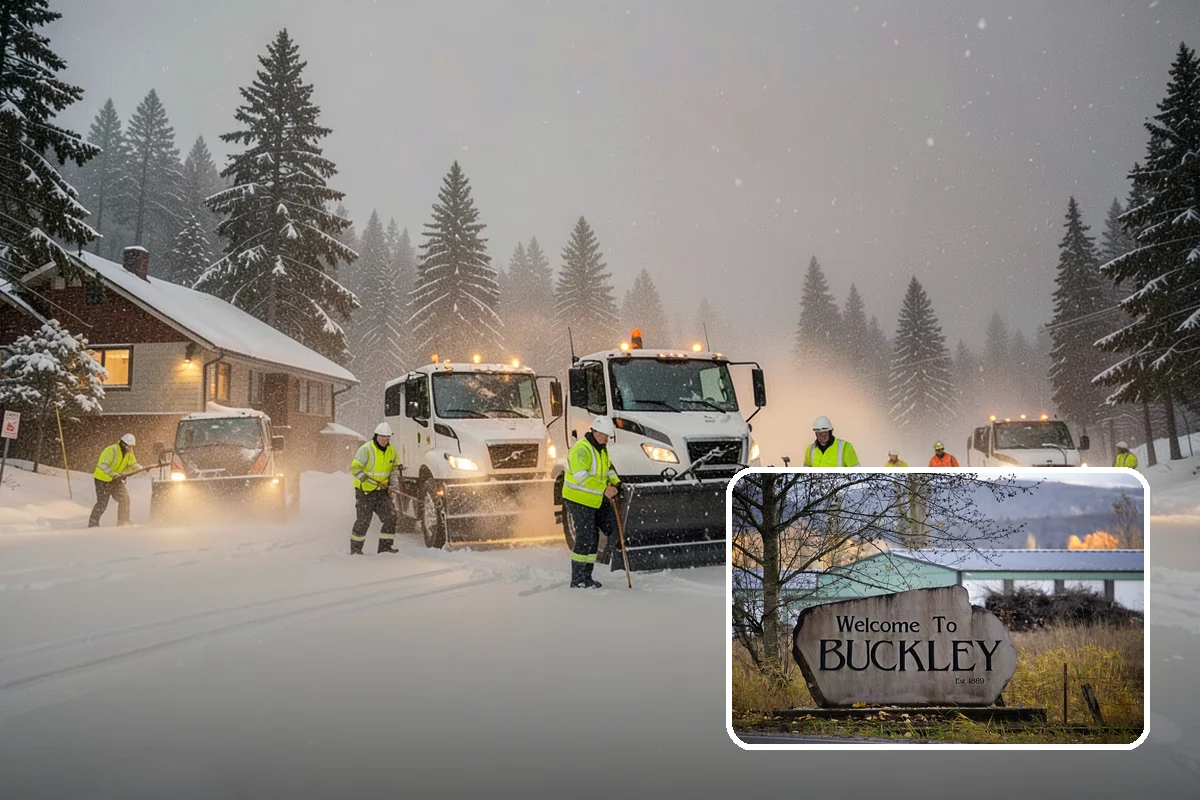 Mobile Home Snow Removal in Buckley, Pierce County, WA - Sizes equipment to tight community lanes and lots