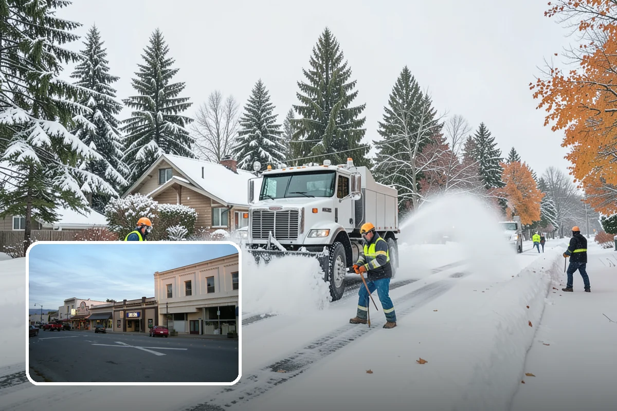 Mobile Home Snow Removal in Burlington, Skagit County, WA - Sizes equipment to tight community lanes and lots
