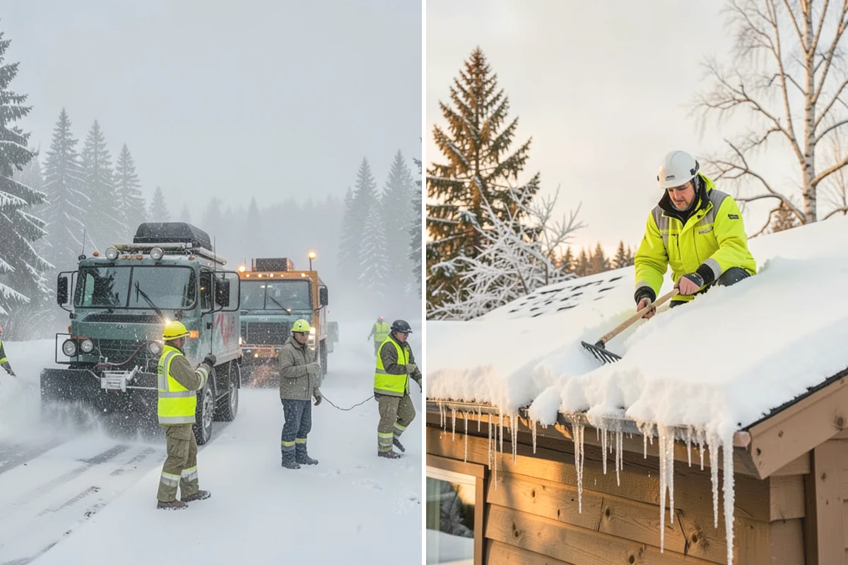 Mobile Home Snow Removal in Burlington, Skagit County, WA - We assess lane width, unit spacing, and utility locations