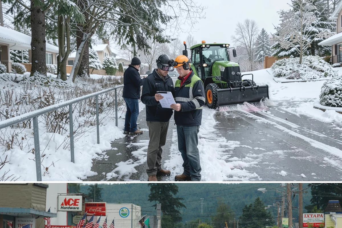 Mobile Home Snow Removal in Carnation, King County, WA - Service is most needed the moment snow accumulates and during the icy overnight refreezes common in low valley communities.
