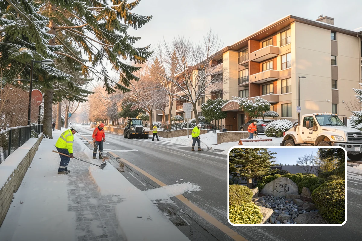 Mobile Home Snow Removal in Clyde Hill, King County, WA - Sizes equipment to tight community lanes and lots