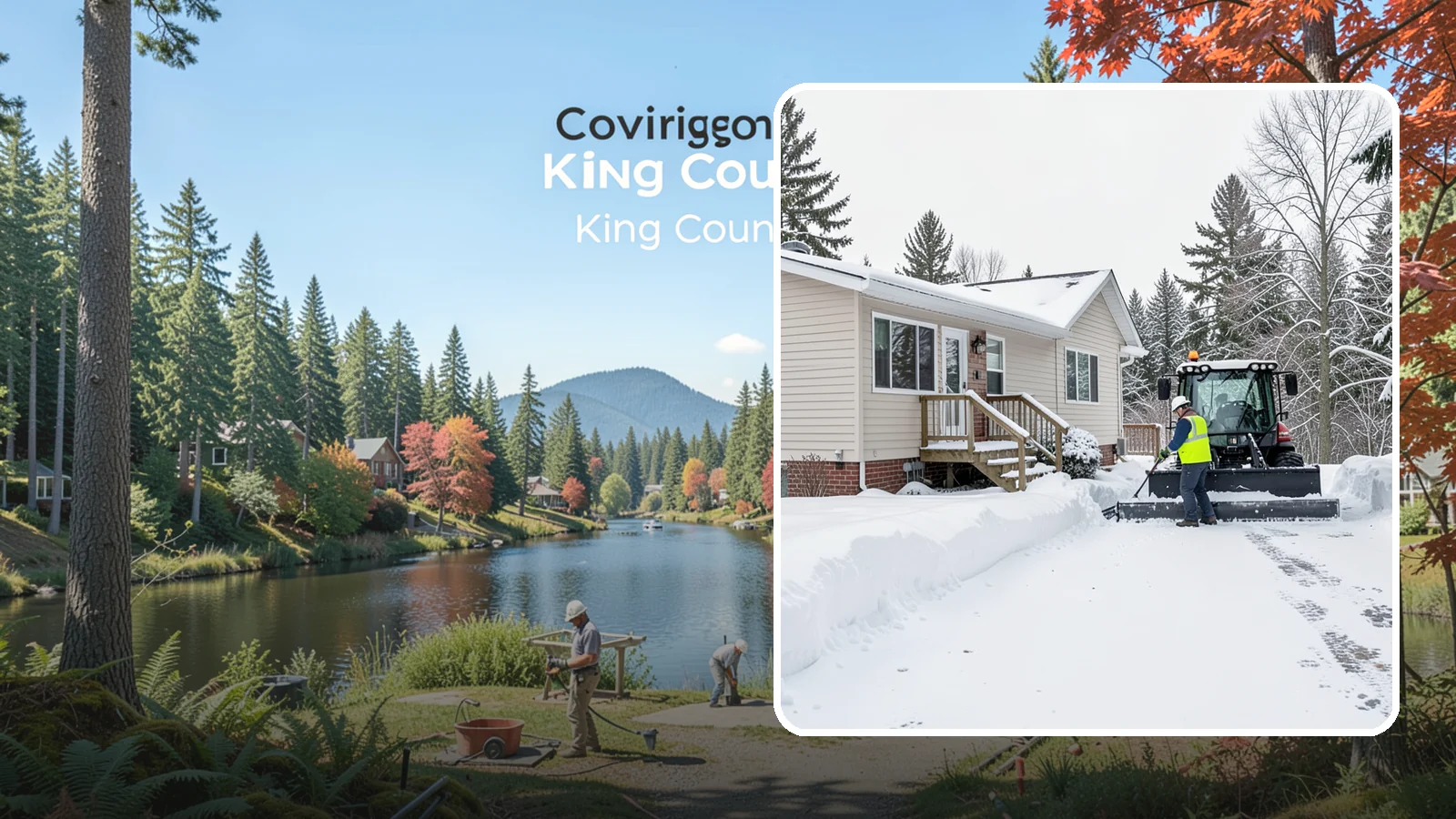 Mobile Home Snow Removal in Covington, King County, WA - We clear driveways, steps, and skirted access for mobile and manufactured homes across Western Washington communities.