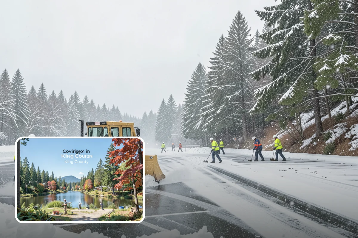 Mobile Home Snow Removal in Covington, King County, WA - Sizes equipment to tight community lanes and lots