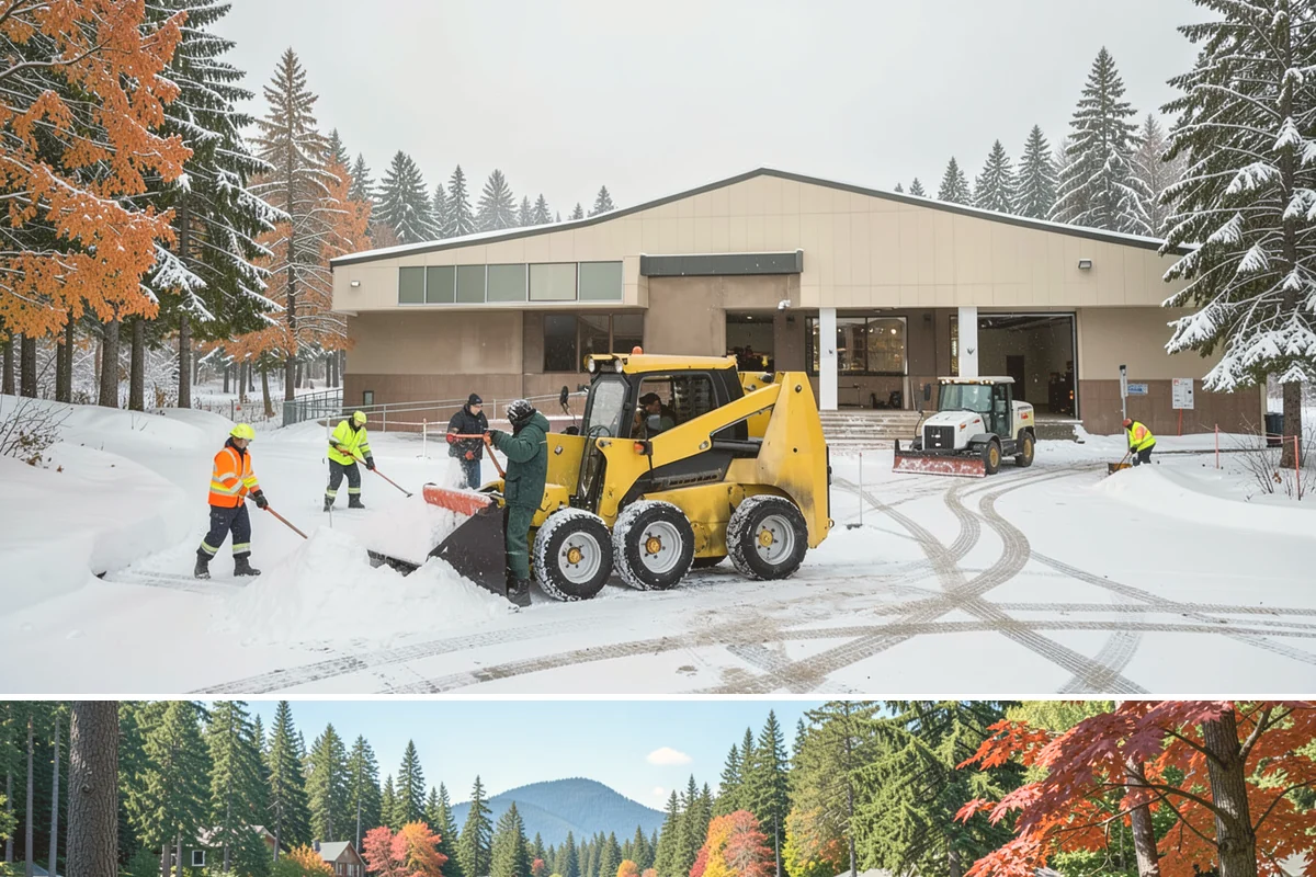 Mobile Home Snow Removal in Covington, King County, WA - Service is most needed the moment snow accumulates and during the icy overnight refreezes common in low valley communities.