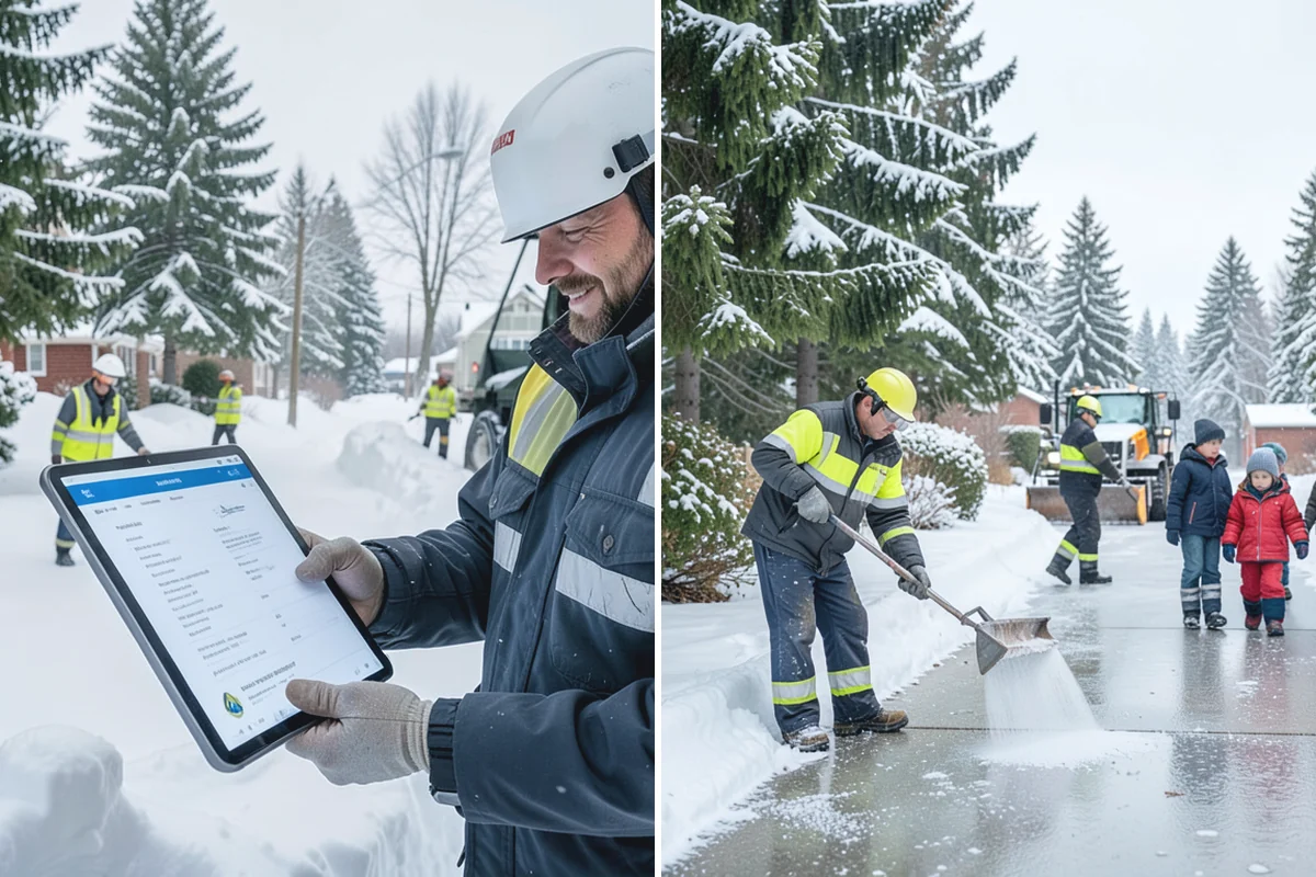 Mobile Home Snow Removal in Darrington, Snohomish County, WA - We assess lane width, unit spacing, and utility locations