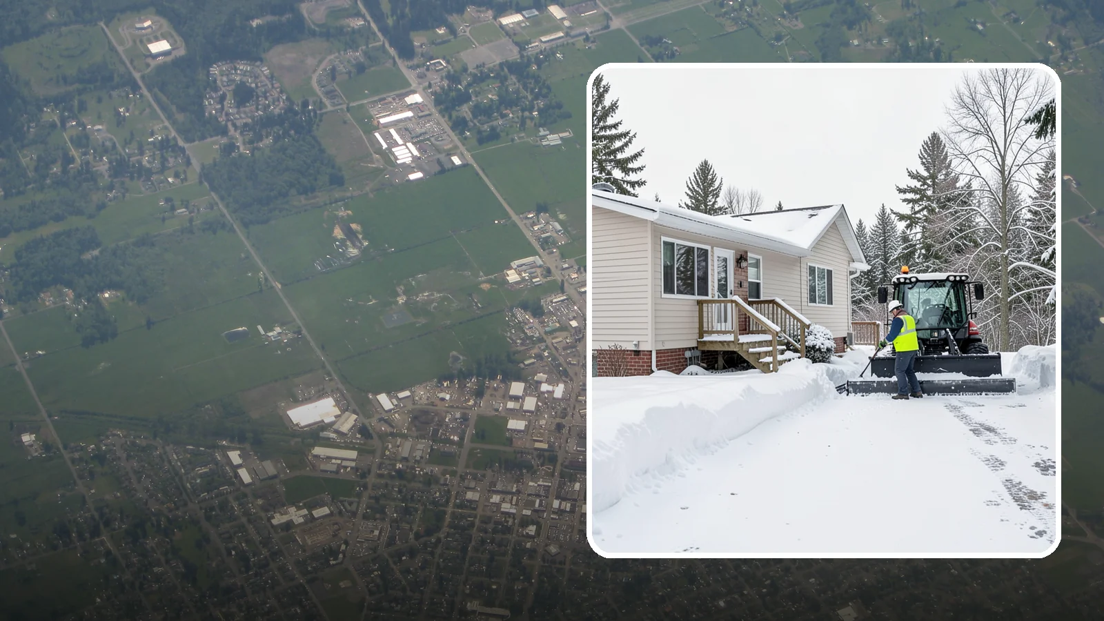 Mobile Home Snow Removal in Enumclaw, King County, WA - We clear driveways, steps, and skirted access for mobile and manufactured homes across Western Washington communities.